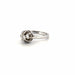 Bague 49 Solitaire or blanc diamant 58 Facettes 4-GS30898-06