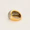 Bague 52 Bague boule or jaune, or blanc et diamants 58 Facettes CRE0041X5