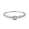 Bague 55 Bague Solitaire Or blanc Diamant 58 Facettes 2833424CN