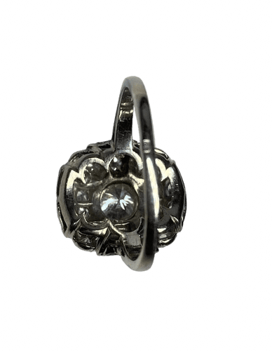 Bague 54 Bague platine et diamants dont env 0,30ct 58 Facettes 240214