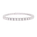 Bracelet Ligne tennis or blanc diamants 58 Facettes 33957