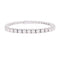 Bracelet Ligne tennis or blanc diamants 58 Facettes 33957