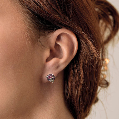 GUCCI - Tiikerikorvakorut keltakultaa ja Hopea 