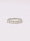Bague 51 Alliance or blanc diamants 0,5 ct 58 Facettes J363