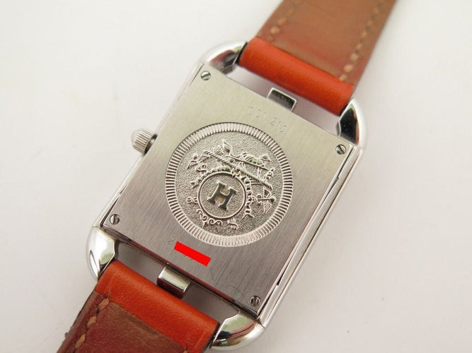Montre montre HERMES cape cod pm 31 mm quartz double tour en cuir 58 Facettes 260721