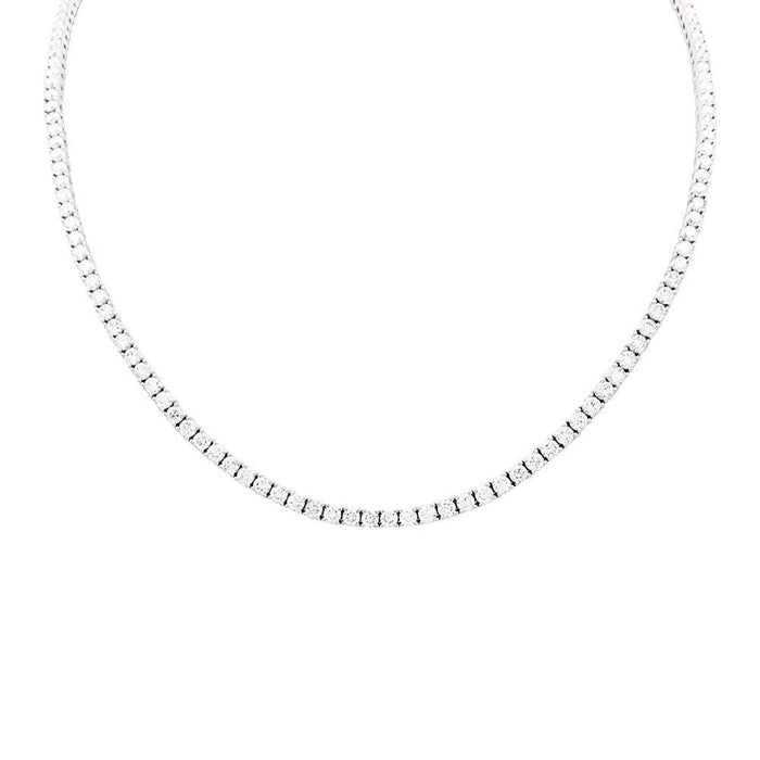 Collier Collier rivière diamants en or blanc. 58 Facettes 33964