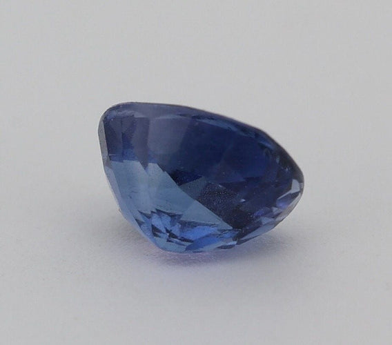 Gemstone Certificat Saphir bleu 0.81cts non chauffé 58 Facettes 457