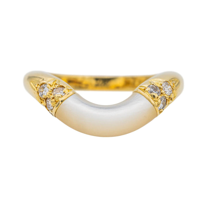 Bague 52 Cartier Bague Or jaune Pierre de lune 58 Facettes 3662248RV