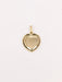 Pendentif AUGIS - Médaille amour coeur or jaune diamant rubis 58 Facettes J509