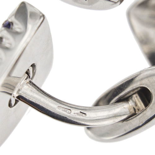 Boutons de manchette Boutons de manchette avec saphirs 58 Facettes 36483