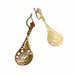 Boucles d'oreilles Boucles d'oreilles Art Nouveau or jaune diamants 58 Facettes Q102B