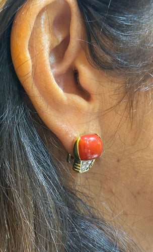 Boucles d'oreilles Boucles d’oreilles vintages signées André Col 58 Facettes