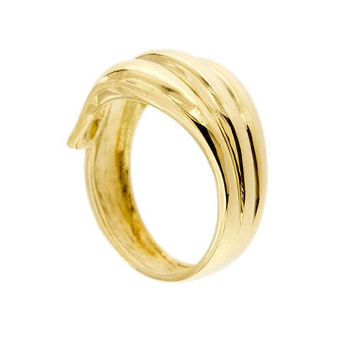 Anello con fascia arrotondata