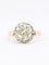Bague 52 Bague solitaire diamant taille ancienne Old Mine Cut 3,07 carats 58 Facettes 1113.2