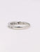 Bague 51 Alliance or blanc diamants baguette 58 Facettes J366