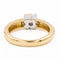 Bague 53 Bague Or jaune, Or blanc Diamant 58 Facettes 2218648CN