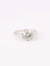 Bague 51.5 Bague trilogie or blanc diamant rond 2.07 ct diamants poires 58 Facettes 977