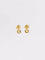 Boucles d'oreilles Dormeuses or diamants coussin taille ancienne 1,5 ct 58 Facettes J273
