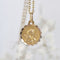Pendentif Médaille ancienne angelot or rose 58 Facettes CVP188
