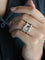 Bague 50 HERMES Bague vintage Cythère en argent 58 Facettes 1138.2