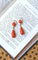Boucles d'oreilles Boucles d'oreille anciennes or jaune, corail 58 Facettes