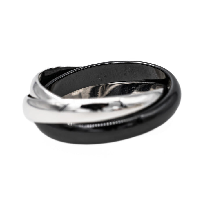 Cartier Ring Trinity Witgoud Keramiek