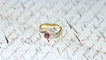 Bague 58 Bague or jaune Toi et Moi Rubis et Diamants 58 Facettes