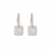 Boucles d'oreilles Boucles d’oreilles dormeuses diamants or gris 58 Facettes BO236