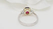 Bague 54 Bague en or bicolore, rubis naturel certifé et diamants 58 Facettes 32734