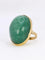 Bague 53 Bague cocktail vintage or jaune amazonite 64 ct 58 Facettes 1087.27