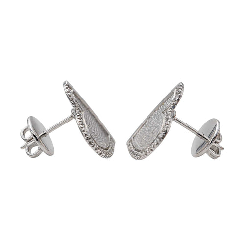 Boucles d'oreilles Roberto Coin Boucles d'oreilles Coeur Or blanc Diamant 58 Facettes 578479CD