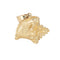 Pendentif Pendentif coquillage vintage en or 14 carats, lourd, 17,7 grammes, coquillage, océan 58 Facettes G13912
