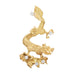 Pendentif Pendentif dragon vintage or jaune et diamant 58 Facettes G13505