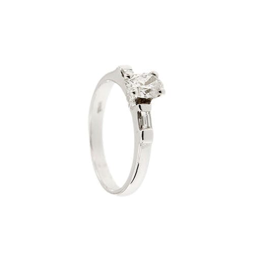 Bague 54 Bague solitaire avec diamants de 0,85 ct 58 Facettes 31355