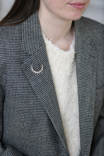 Broche Broche Napoléon III or rose et diamants 58 Facettes