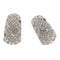 Boucles d'oreilles Boucles d'oreilles en or blanc avec huit-huit et diamants taille brillant 58 Facettes G3836