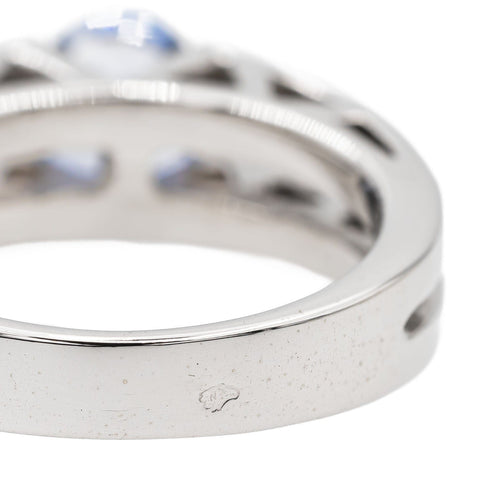 Bague 51 Bague Solitaire Or blanc Saphir 58 Facettes 2975753CN