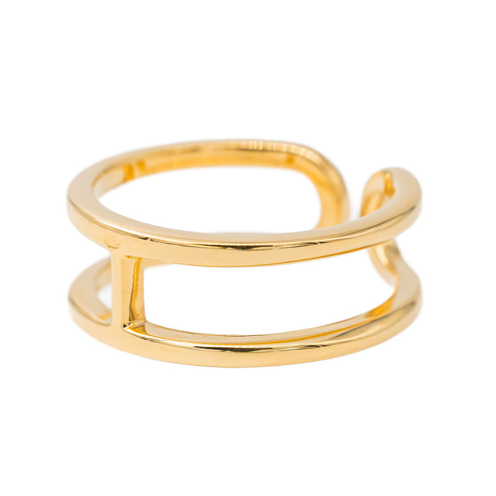 Hermes Ring Ever Chaîne d'Ancre Yellow gold