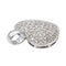 Pendentif Pendentif Coeur Or blanc Diamant 58 Facettes 2635144CN