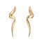 Boucles d'oreilles Tiffany & Co - Boucles d'oreilles Chrysalis en or jaune, vers 1983, par Paloma Picasso 58 Facettes G14215
