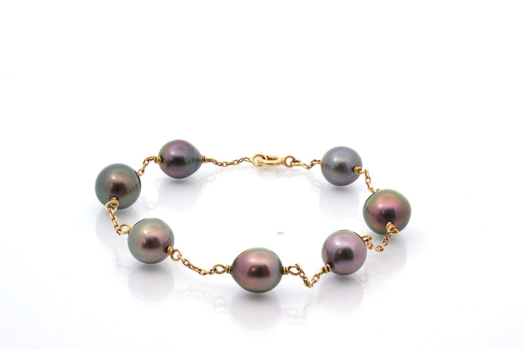 Bracelet Bracelet perles de culture de Tahiti en or 18k 58 Facettes 27723