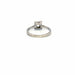 Bague 54 Solitaire or blanc diamant 58 Facettes 2-GS30995-01