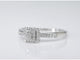 Bague 54 Bague entourage en or blanc avec diamants 58 Facettes 2007