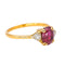 Bague 58 Bague  Or jaune Rubis, Diamant 58 Facettes 4423551RV