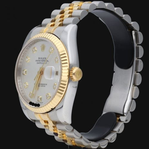 Montre Rolex Montre Date Just 36 58 Facettes MT42553