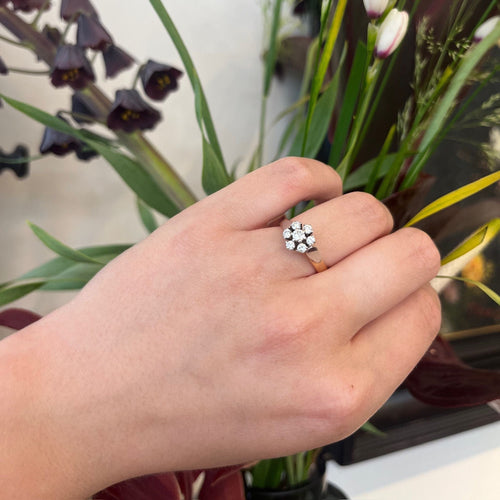 Bague 55.75 Bague Rosette Diamant or blanc et rose 17411-9190 58 Facettes B68EDC7C03D648C4BF10868F680982A9