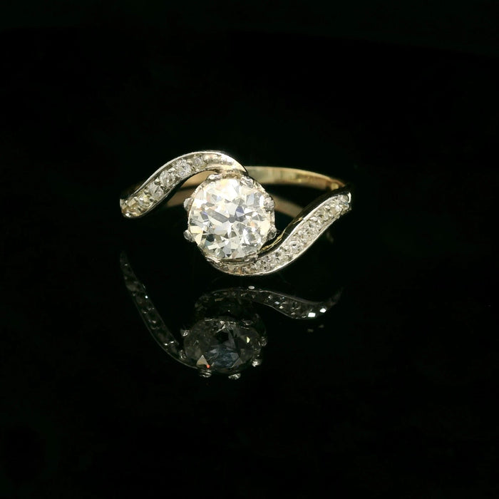 Bague Bague tourbillon diamant ancienne 58 Facettes