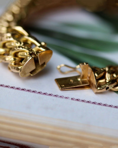 Bracelet Bracelet Maille Américaine Or Rose 58 Facettes A11570