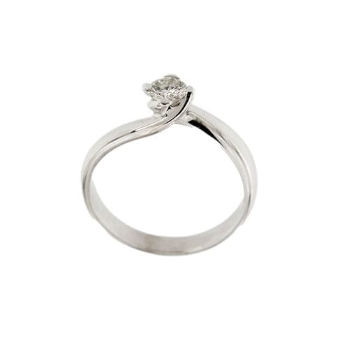 Bague 56 Bague solitaire avec diamant de 0,35 ct 58 Facettes 27243