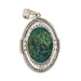 Pendentif Pendentif Or blanc Chrysocolle 58 Facettes 3013259CN